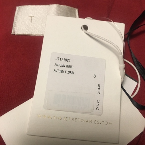 The Jetset Diaries Floral Autumn Tunic NWT Sz S - Picture 11 of 12